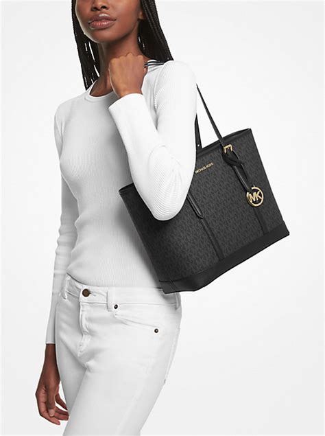 michael michael kors jet set travel top zip tote sale|Michael Kors designer tote jet set.